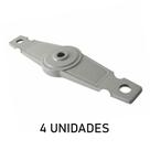 Flange Dianteira Roda Disco - Kit 4 Unidades