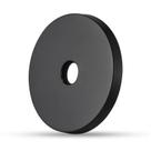 Flange para braço de chuveiro OFFO 11,4 cm preto fosco em aço inoxidável