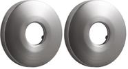Flange para braço de chuveiro OFFO 6,4 cm em níquel escovado, pacote com 2 Flange para braço de chuveiro OFFO 6,4 cm em níquel escovado, pacote com 2