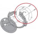 Flange Para Fixar Bolsas Tanque Givi Bf23 Mt-09 Tracer 15/17