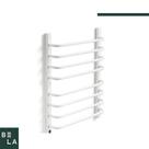 FLAPE - Toalheiro Térmico Grande Branco 220V - Lado Direito