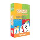 Flash cards de atividades matemáticas Subtração com 53 cartas - Ecoplast