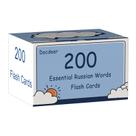 Flash Cards Docdeer 200 vocabulário essencial de palavras russas