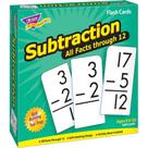 Flash Cards Trend Enterprises Subtraem todos os fatos 0-12
