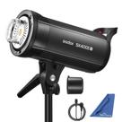 Flash estroboscópico de estúdio Godox SK400II-V SK400IIV 400W com LED