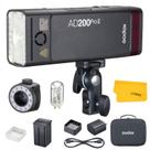 Flash estroboscópico GODOX AD200 Pro II AD200Pro II 200 W HSS 2900 mAh Flash estroboscópico GODOX AD200 Pro II AD200Pro II 200 W HSS 2900 mAh