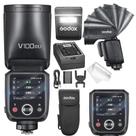 Flash GODOX V100 C 100Ws TTL para Canon EOS com tela sensível ao toque