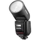 Flash godox v1pro para nikon com bateria ttl/hss v1pro-n