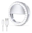 Flash Para Celular Luz Iluminação Ring Light Anel Led Selfie Branco