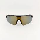 Flash preto com dourado espelhado + case esportiva