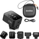 Flash Trigger Godox X3 X3S para Sony com tela sensível ao toque e bolsa