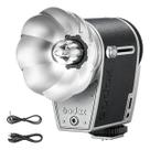 Flash Vintage Retro Godox Lux Cadet Para Canon Nikon Sony Prateado