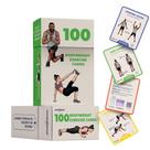 Flashcards de exercícios de peso corporal PhysioSpace All in One 100+