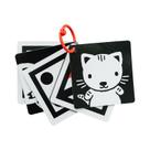 Flashcards Genius Baby High Contrast com clipe de carrinho