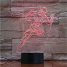 Flashes LED 3D que mudam de cor com luz noturna para crianças e crianças