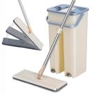 Flat Mop Esfregão Com Balde Rodo Mágico Lava Seca Tira Pó envio imediato
