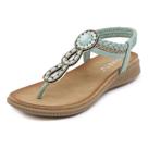 Flats Rhinestone Comfy Round Head Beach Resort Plus Size Flats Rhinestone Comfy Round Head Beach Resort Plus Size