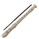 Flauta Doce Barroca Spring Branca SGFLB