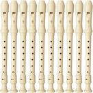 Flauta doce germânica yamaha yrs-23g kit com 10 flautas