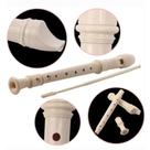 Flauta Doce Soprano Infantil com Haste de Limpeza 30cm Flauta Doce Soprano Infantil com Haste de Limpeza 30cm