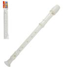 Flauta meu ritmo branca 30cm na solapa Flauta meu ritmo branca 30cm na solapa