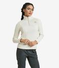 Fleece Glacier 1/4 Zip Fem - Off White - The North Face