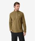 Fleece Glacier 1/4 Zip Masc - Marrom - The North Face