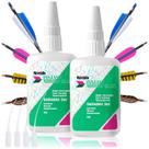 Fletching Glue Mereido ArrowGlue-60g X2 para eixos de alumínio, carbono e madeira