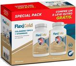 Flexigold Special Pack Herbamed 60 Cápsulas (Leve 60 Pague 30) Colágeno Tipo 2 Articulações Ossos