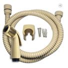 Flexivel Bege Deca 1,2 Mts Com Ducha e Suporte Detalhes Dourado - 4606KIT100 Flexivel Bege Deca 1,2 Mts Com Ducha e Suporte Detalhes Dourado - 4606KIT100