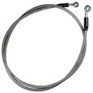 Flexível de freio dianteiro aeroquip malha ferro competição CBX250 CB250F CB300 CB300F Twister YS250 FZ250 Fazer CBX200
