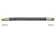 Flexível P-13 Mangueira 1/4 (I) x 1000mm R. 1/8 NPT (E) x 1/8 NPT (I) - Maqenge
