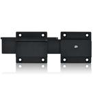 Flip Gate Latch Lock Steinwhale, pacote com 2 unidades, liga de alumínio preta Flip Gate Latch Lock Steinwhale, pacote com 2 unidades, liga de alumínio preta