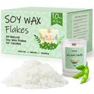 Flocos de cera de soja UNOTENA natural pura 4,5 kg para velas Flocos de cera de soja UNOTENA natural pura 4,5 kg para velas