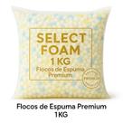 Flocos de Espuma 1KG Premium Enchimento para Almofadas Puffs Travesseiros e Artesanato