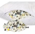 Flocos Espuma 1Kg Para encher travesseiros e almofadas