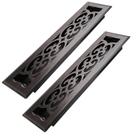 Floor Register Howeall, 2x12 polegadas, pacote com 2 unidades, Heavy Duty