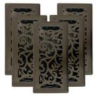 Floor Register Sierra Grates Floral 10x25cm Bronze metálico Floor Register Sierra Grates Floral 10x25cm Bronze metálico