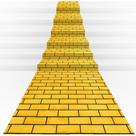 Floor Runner Jectivs Yellow Brick Road 1,4 x 6 m de Halloween