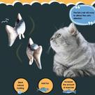 Flopping Fish Cat Toy, 11'' Moving Cat Kicker Fish Toy with