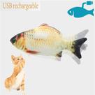 Flopping Fish Cat Toy, 2 PCS Move Cat Kicker Fish Toy Sagacidade