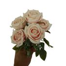 Flor artificial buquê com 5 rosas