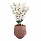 Flor Cerejeira Pessegueiro Artificial com Vaso Polietileno