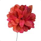 Flor De Folha No Galho Arame Dobrável Rosa Seco Arranjo