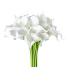 Flor de lírio de calla artificial DuHouse Real Touch x20