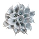 Flor de lírio de calla artificial DuHouse Real Touch x20