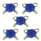 Flor de rococó grande 25mm cor azul royal pct c/10 unidades