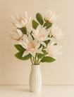 Flor decorativa Protea rosa claro -70 cm