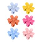 Flor grande cor brilhante menina pétala cabelo pegando placa hairpin acessórios