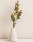 Flor Haste Frutas Silvestres Marrom 83cm Decorativa